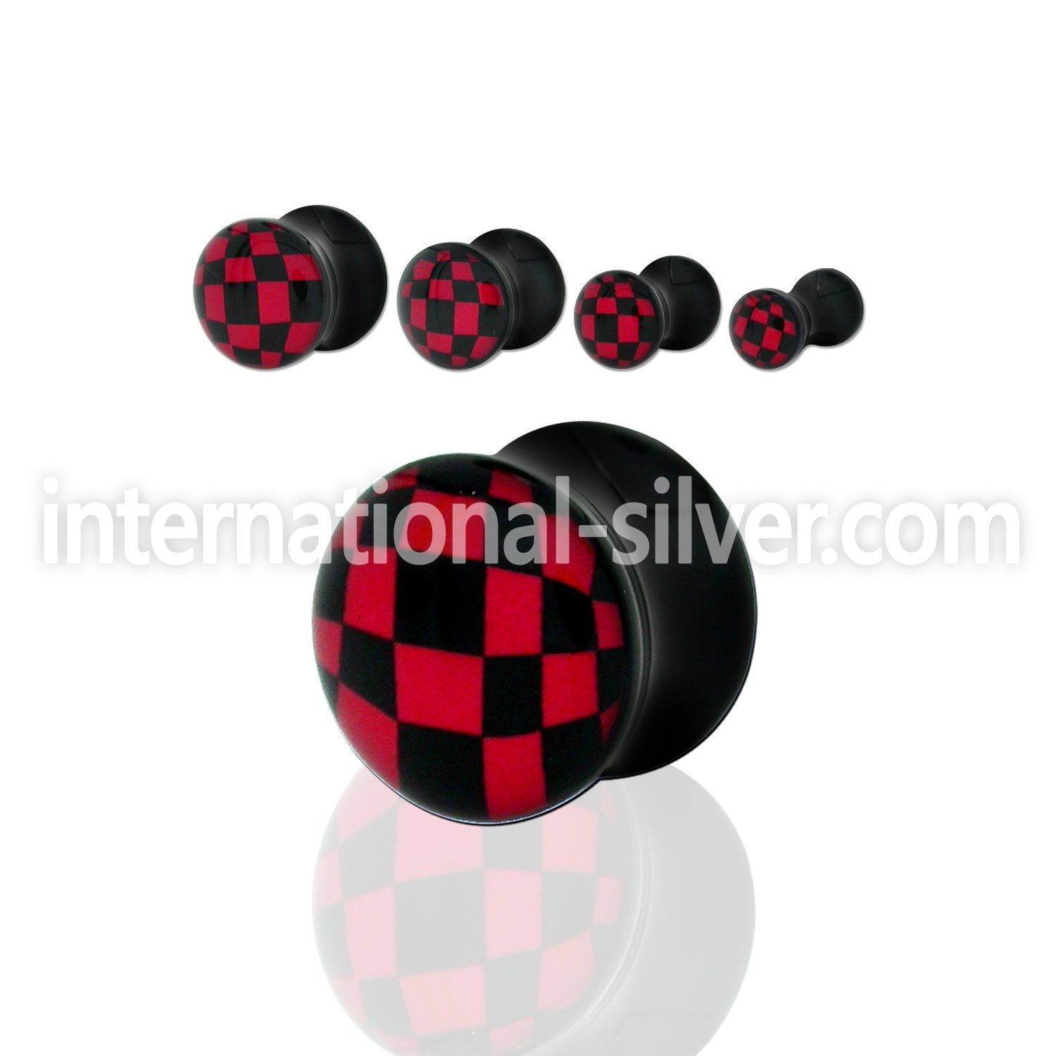 apgm plugs gauges acrylic body jewelry ear lobe