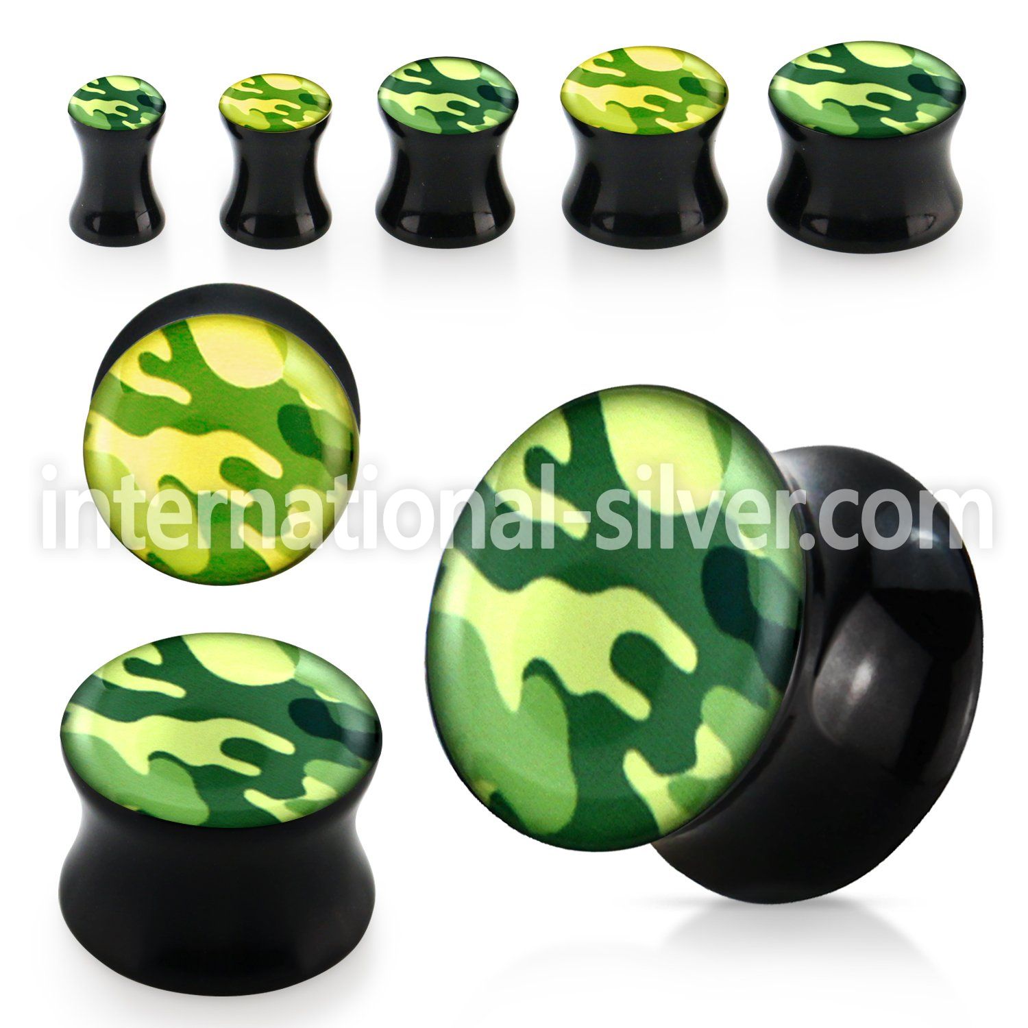 apguu plugs gauges acrylic body jewelry ear lobe