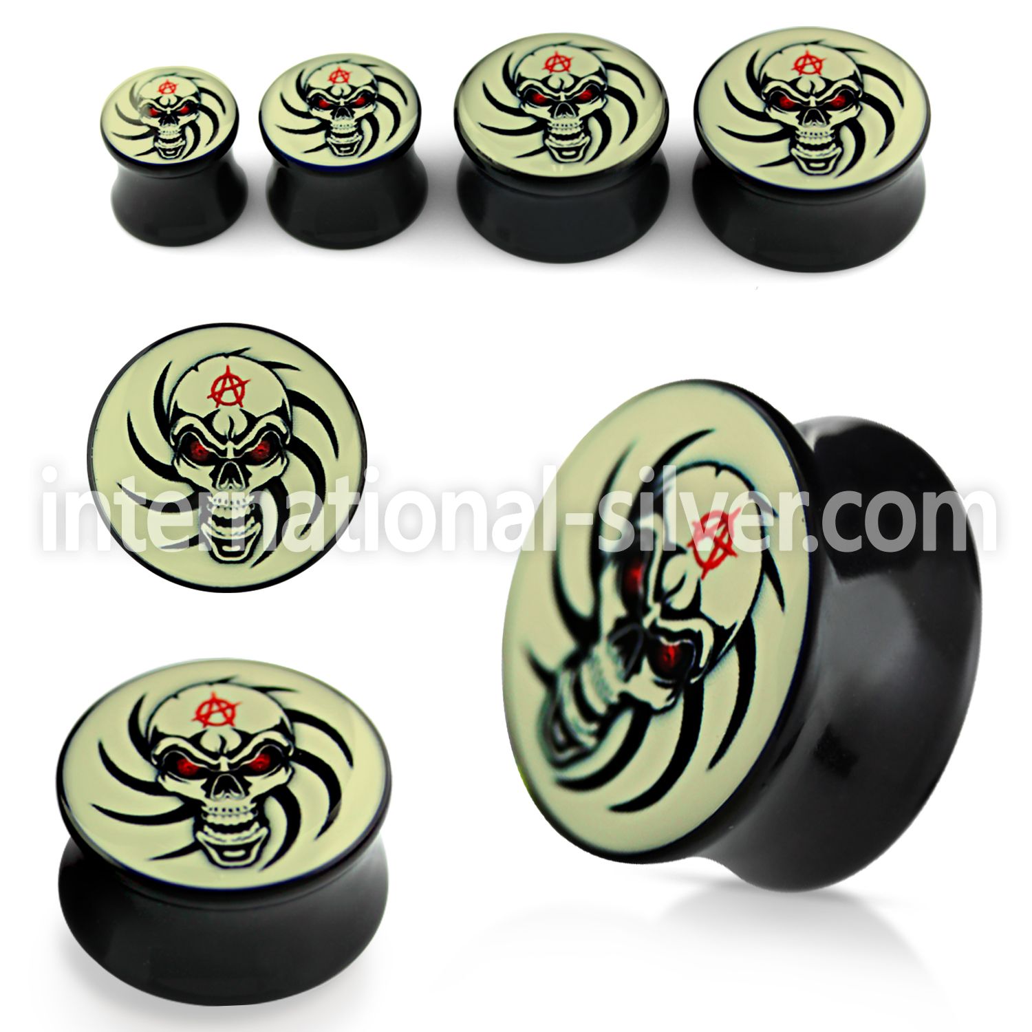 apgvv plugs gauges acrylic body jewelry ear lobe