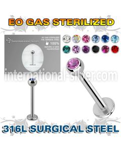 zlbc3 labrets lip rings surgical steel 316l labrets chin
