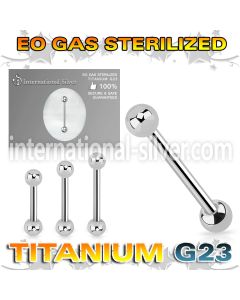zubbbs straight barbells titanium g23 implant grade tongue