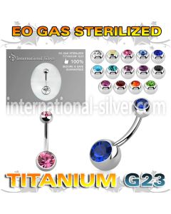 zubn2cg belly rings titanium g23 implant grade belly button