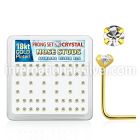 18sp19xc l shape nose studs silver 925 nose