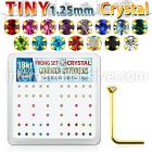 18sp6xm l shape nose studs silver 925 nose