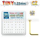 18sz12xc l shape nose studs silver 925 nose