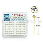 18y14xc bend it to fit nose studs silver 925 nose