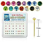 18y14xm bend it to fit nose studs silver 925 nose