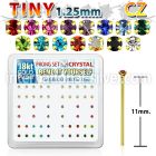 18yp6xm bend it to fit nose studs silver 925 nose