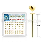 18yxvhr bend it to fit nose studs silver 925 nose