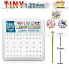 18yz12xm bend it to fit nose studs silver 925 nose