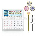 18yz25xm bend it to fit nose studs silver 925 nose