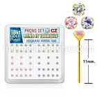 18yz2xm bend it to fit nose studs silver 925 nose