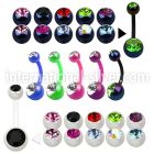 abn2cga belly rings acrylic body jewelry belly button