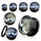 afptre plugs gauges acrylic body jewelry ear lobe