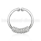 agsep12i fake illusion body jewelry silver 925 septum