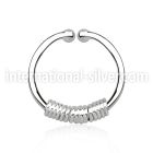 agsep12k fake illusion body jewelry silver 925 septum