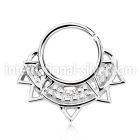 agsepv10 seamless segment rings silver 925 septum