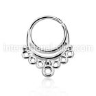 agsepv1 seamless segment rings silver 925 septum