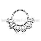 agsepv3 seamless segment rings silver 925 septum