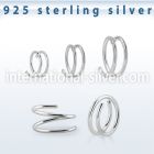 agspr20 925 silver spiral nose ring, 20g (0.8mm)