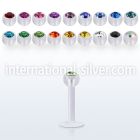 albeajb4 labrets lip rings acrylic body jewelry labrets chin