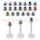 albjb3 labrets lip rings bioflex ptfe labrets chin