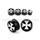 apgtt plugs gauges acrylic body jewelry ear lobe