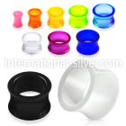 aprd tunnels gauges acrylic body jewelry ear lobe