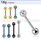 bb18b3 straight barbells surgical steel 316l eyebrow