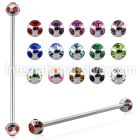 bb5c straight barbells surgical steel 316l tongue