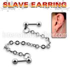 bber27 straight barbells surgical steel 316l ear lobe