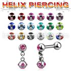 bber39b straight barbells surgical steel 316l helix