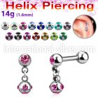 bber39b straight barbells surgical steel 316l helix