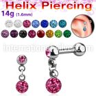 bber43b straight barbells surgical steel 316l eyebrow