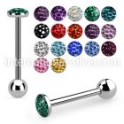 bbfc6x straight barbells surgical steel 316l tongue
