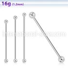 bbinds straight barbells surgical steel 316l 
