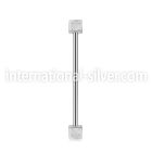 bbindsdi straight barbells surgical steel 316l 