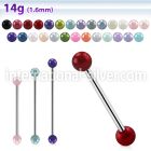 bbipr5 straight barbells surgical steel 316l 