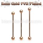 bbittb straight barbells anodized surgical steel 316l 