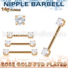 bbnptt2z anodized surgical steel 14g barbell nipple piercing