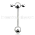bbspnb straight barbells surgical steel 316l tongue