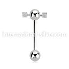 bbspndi straight barbells surgical steel 316l tongue