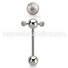 bbspnfo straight barbells surgical steel 316l tongue
