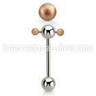 bbspnfor straight barbells surgical steel 316l tongue