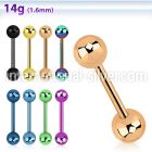 bbt straight barbells anodized surgical steel 316l tongue
