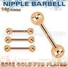 bbttb5 straight barbells anodized surgical steel 316l nipple