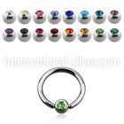 bcec3 hoops captive rings surgical steel 316l nose