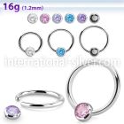 bcr16z4 surgical steel ball closure rings ear othersear lobe ear otherseyebrow helix intim septum piercing