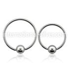 bcr20 hoops captive rings surgical steel 316l nose
