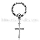 bcrgcrs hoops captive rings surgical steel 316l ear lobe